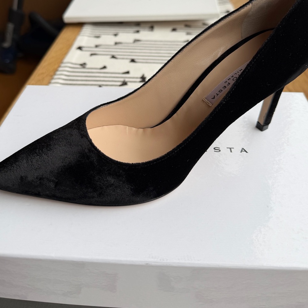Roberto Festa Milano black suede pumps - Picture 6 of 6